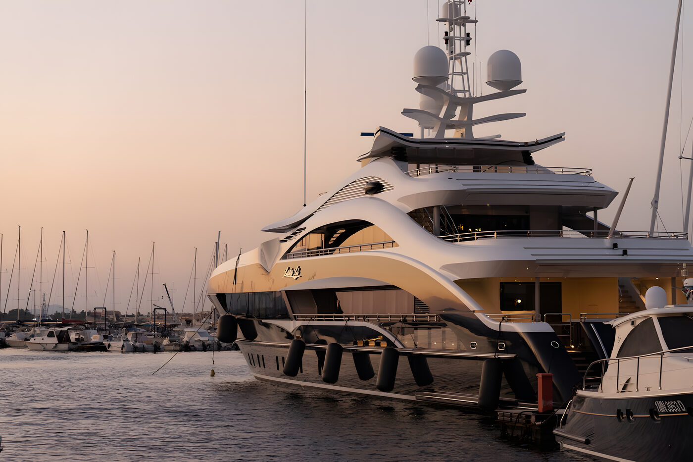 Luxury yacht soirée at sea, Costa del Sol — Xsed Producciones